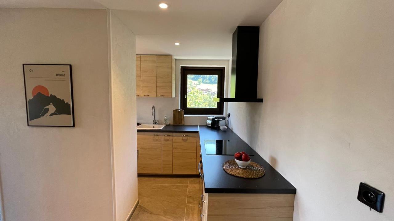 Morzine : Bel Appartement A 5 Mn Du Telepherique Exteriér fotografie